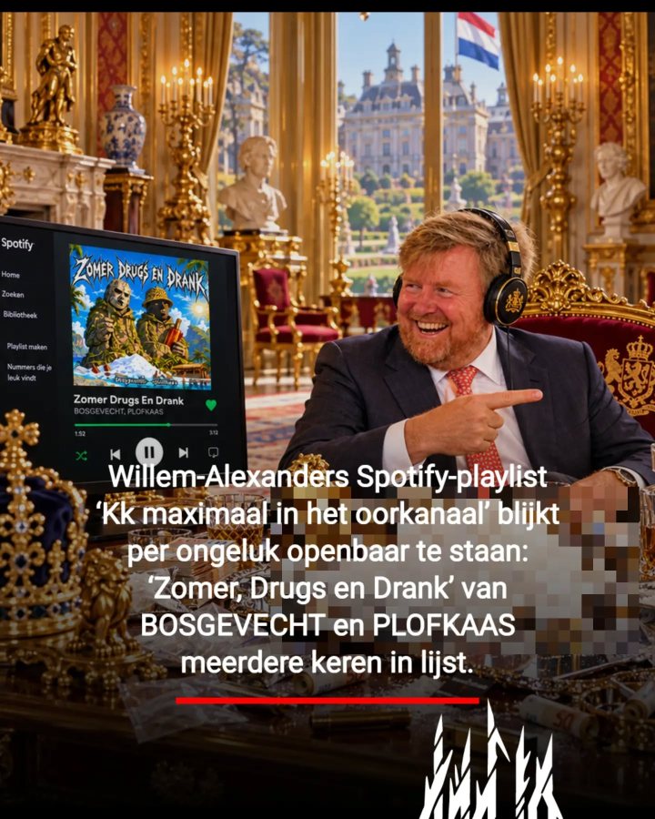 In de vermeende playlist van koning Willem-Alexander stonden nog meer opvallende en controversiële nummers. Zo…