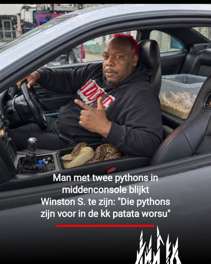 Winston, die naar verluidt ooit aanwezig was op een 'Diddy party', reed daarnaast ook rond met een doos vol le…